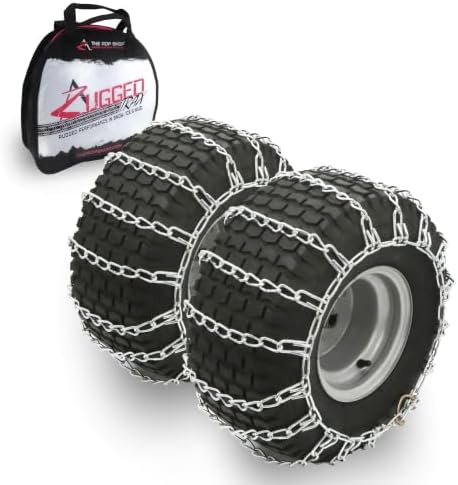 The ROP Shop Pair of 2 Link Tire Chains 22x8x10