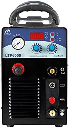 LOTOS LTP6000 60Amp Non-Touch Pilot Arc Plasma Cutter, Brown, 3/4" Inch Clean Cut