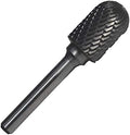 Drill America SC-6 Carbide Burr/Rotary File Cylindrical Radius-End Double Cut for Die Grinder 5/8" Dia. x 1" Cut Length with 1/4" Shank and 2-3/4" Overall Length, DUL Series