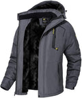 QPNGRP Mens Waterproof Ski Snowboard Jacket Winter Windproof Snow Coat