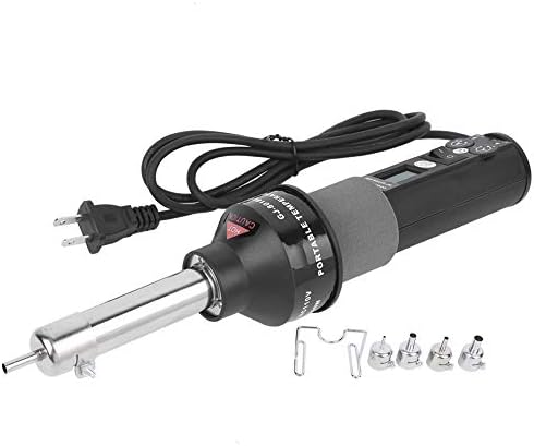 Mini Heat Gun, 200W Digital Display Hot Air Gun with Constant Temperature, Portable Handheld Heat Tool for DIY Electronics Crafting Shrink Tubing, 110V US Plug