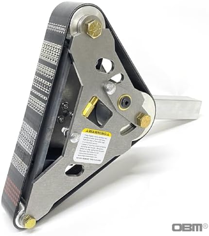 OBM Rotary Platen Attachment – 1”, 2”, 3” Wheel Sizes – Concave & Light Contact Grinding – Stainless Side Plates, 1.5” Tooling Arm Included