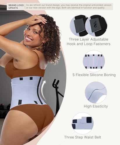 FeelinGirl Waist Trainer for Women Corset Tummy Control Faja Body Shaper