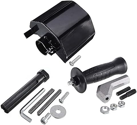 for M10/M14 Parts for Angle Grinder's Hand Held Linear Polisher Device Angle Grinder Adapter Protective Cove Tool Kit Accessories (Color : Handle)