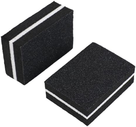 Sponge Nail Buffers 300pcs Mini Nail File 100/180 Disposable Buffer Block Sponge Women Manicure Tool Polish UV Gel Lime a Ongle Wholesale(Black)