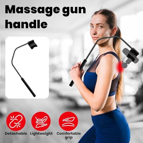 HEYCHY Massage Gun Holder for Back, Compatible with Most Mini Massage Guns, for Hard to Reach Areas (Works with Cute X)