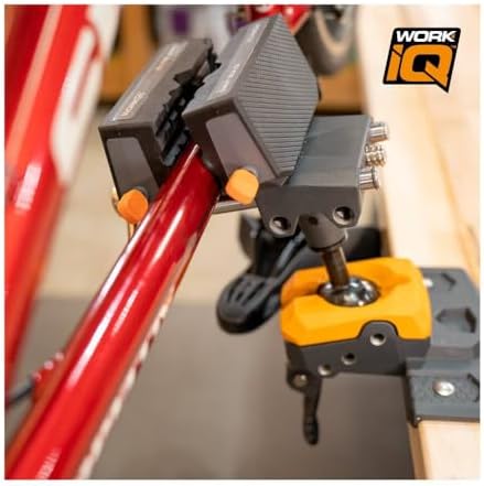 Work IQ Tools Flex Fit Vise Jaws | Reversible Multi-Functional Jaws | Non-Marring Textured Rubber, 4 Vertical & 3 Horizontal Grooves and 160° Angled Groove for Optimal Performance