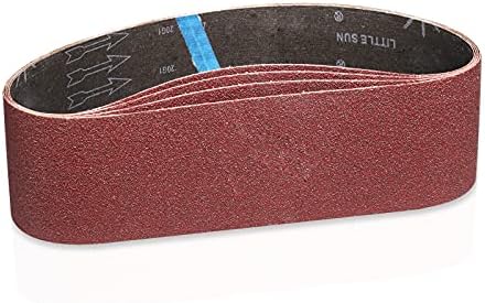 4x36 Inch Sanding Belts 60 Grit 4 Pack for Belt Sander