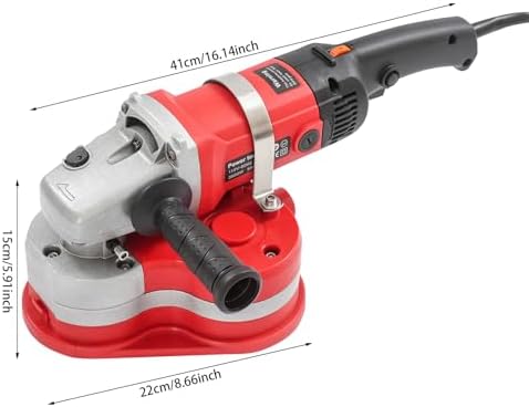 Electric Diamond Polisher Machine, 2800W Grinder & Granite Diamond Concrete Grinding Wheels 6 Speed for Granite Marble Concrete Stones