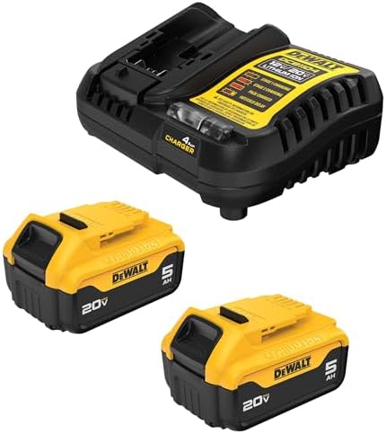 DEWALT 20V MAX Lithium-Ion Battery 2-Pack, 5.0 Ah (DCB205-2c)
