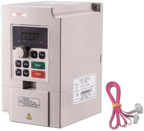 QNK 2.2KW 220V 3HP 11A AC VFD Converter Single to 3 Phase Inverter