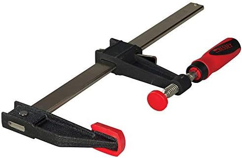 BESSEY Clutch Style Bar Clamps - 3.5x12 Inch, 1000 lb Capacity, 2K Handle - GSCC3.524+2K - Ideal for Woodworking, Carpentry & Home Improvement