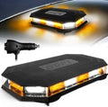 ASPL 16.5 Inch Roof Top Beacon Warning Strobe Light for Trucks Amber White