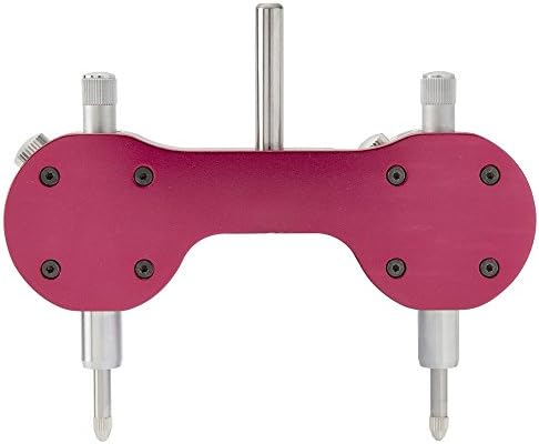 11-000 Mini Pro Tram System – Milling Machine Spindle Square Tramming Tool with 0.001" Graduation Indicators, 1/4" Shank, Padded Case