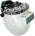 WoahBros Chopped Top Welding Hood | Flip-Front Welding Helmet, Fiberglass Reinforced Shell, Low Profile | Fixed Shade 10 Lens, Fits 2” x 4.25” Cheater Lens | Duck Camo