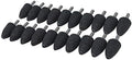 20Pc 1/4" Shank Brown Corundum Grinding Head Cone Shaped Grinding Wheel Abrasive Mounted Grinding Point Stone Rotary Tools Deburring Polishing -Diameter:25mm