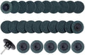 S SATC 25PCS Quick Change Discs Set, 2 Inch Die Grinder Sanding Discs for Die Grinder Surface Prep Strip Grind Polish Burr Finish Rust Paint Removal (Fine)