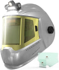 YESWELDER Auto Darkening Welding Helmet, 180 Panoramic View, Silver