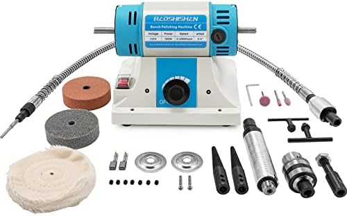 BAOSHISHAN Multi-Function Bench Buffer Polisher Grinder with Accessories