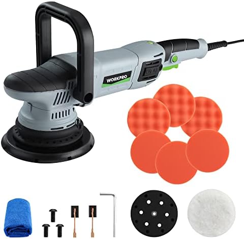 WORKPRO 6" Dual Action Random Orbital Polisher Kit