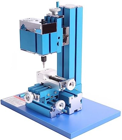 Universal Mini Metal Milling Machine Motorized Metalworking DIY Tool Benchtop Woodworking for Hobby Science Education Modelmaking W10004M AC100V~240V (36W Milling)