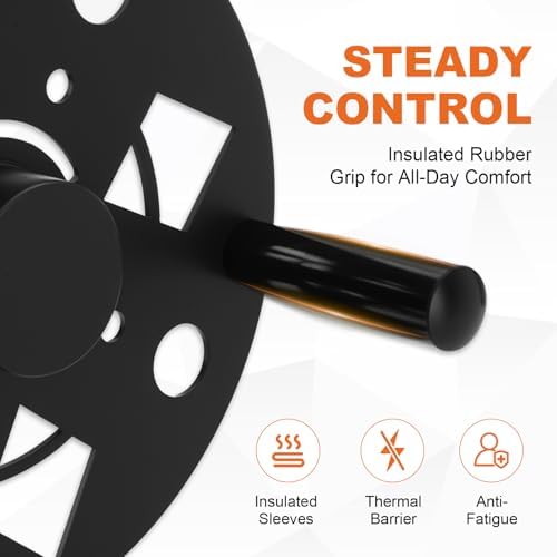 2-in-1 Modular Welding Lead Reels, 0.16 in Steel