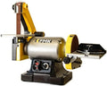 Variable Speed 1" x 30" Belt & 6" Disc Sander Combo, 3/4 HP Direct-Drive Motor, 2000–3400 RPM Disc / 1909–3248 SFPM Belt, Adjustable Work Tables & Miter Gauge, Benchtop Sander for Wood & Metal