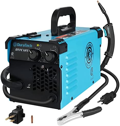 DURATECH 125A MIG Welder, 120V Flux Core Welder for DIY and Home Repair