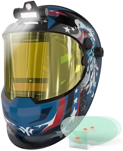 YESWELDER 180 Panoramic Welding Helmet with Smart Auto-Shade