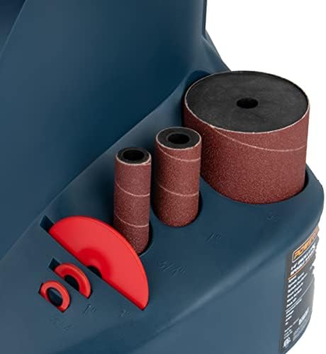 POWERTEC OS1000004 Oscillating Sander Rubber Drum 5-Piece Set for Drill or Drill Press w/ 3/4", 1", 1-1/2", 2", 3"