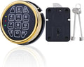Gun Safe Lock Replacement with Right Swing Bolt Lock & 2 Emerency Keys