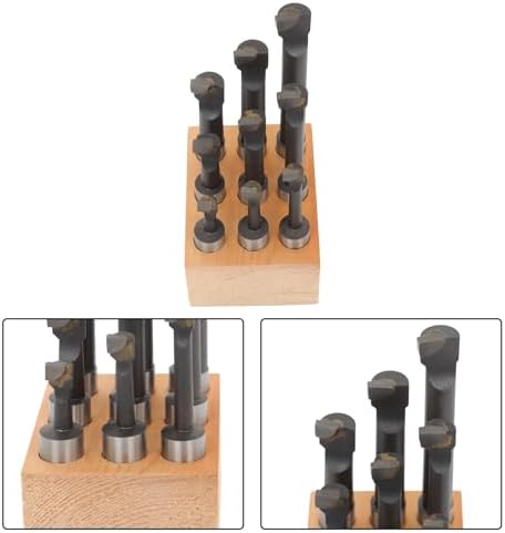 findmall 2 Inch Boring Head Tool Set,NMTB 40 Shank and 9Pcs 1/2 Inch C6 Set