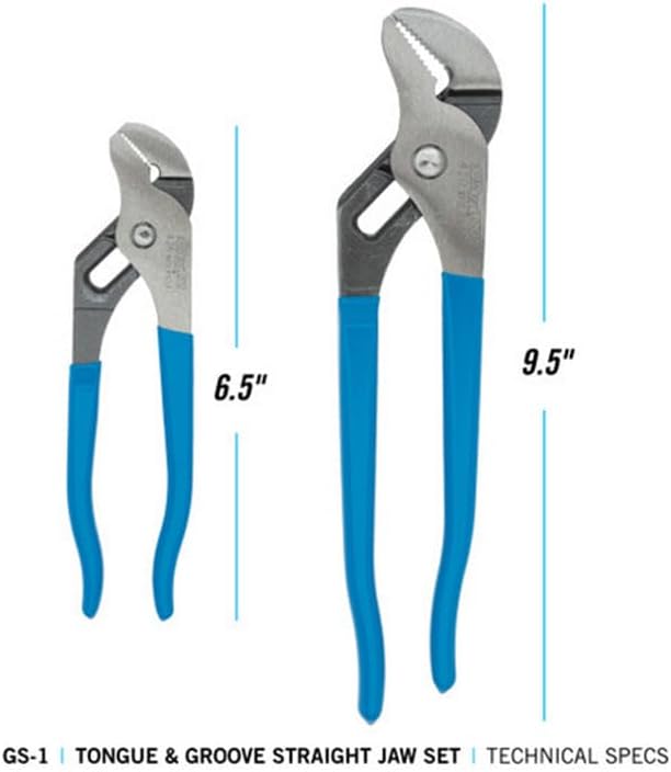 Channellock Tongue-and-Groove Pliers GS-1 Set - 2 Pc, Gift Box, Channel Lock 420 Plier - S