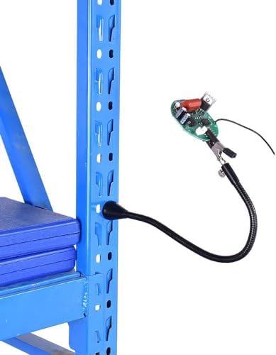 Toolour Magnetic Helping Hands Third Hand Tool 2 Flexible Metal Arms Alligator Clips Strong Magnet Base - Can Be Put Anywhere for Automobile Electronics Soldering Jewelery Painting Art Crafts Hobby