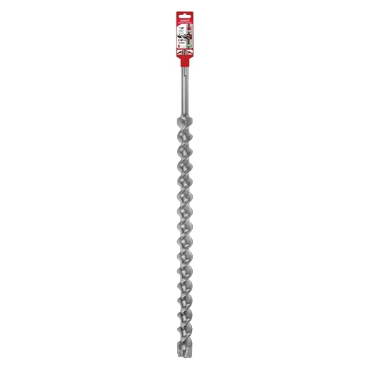 Diablo Rebar Demon SDS-Max 4-Cutter Carbide-Tipped Hammer Drill Bit - 1-1/2" Diameter, 29" Length, 24" Working Length - DMAMX1370