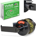 VIZILOK ADA Compliant, Single Egress Indicator Privacy Lock C5FA-L Durable ANSI Grade 2 Comp Commercial Left Handed Non Reversible in-Use or Vacant Push Button Lever - Oil Rubbed Bronze