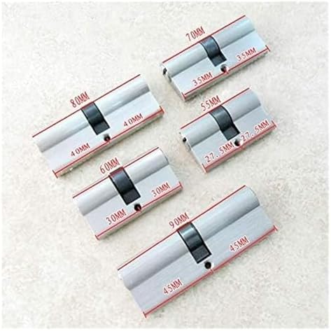 Euro Cylinder Lock,Lock Cylinder Double Open Lock Door Window Security Cylinder Living Room Lock Handle Customized Brass Key Door Barrel Lock(110mm(55 55))
