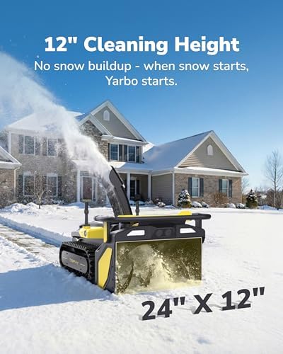 YARBO 2-Stage 24/7 Automated Robot Snow Blower with Modular Design