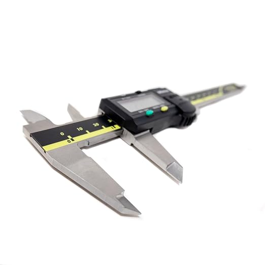 Mituttoyo 500-196-30 Caliper 6" (150mm) – High-Precision AOS Encoder – Stainless Steel Vernier Caliper with .0005"/0.01mm Resolution for Accurate Measurement