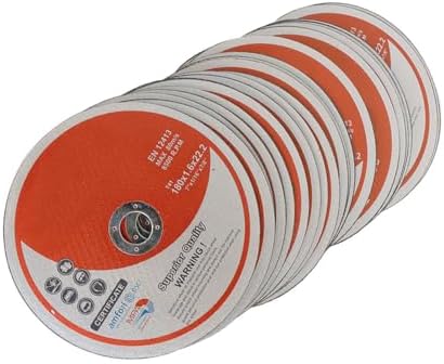 50 Pack 7"x1/16"x7/8" Cut-Off Wheel - Metal & Stainless Steel Cutting Discs