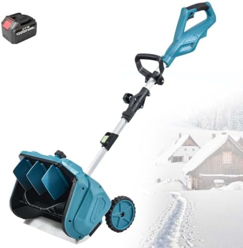 Upgrade Electric Snow Removal Machine, Hand Push Snow Sweeper