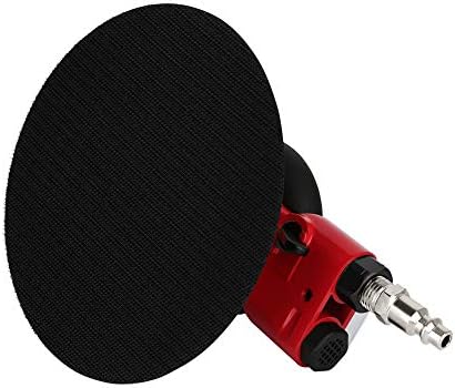 6" Professional Air Random Orbital Palm Sander, Heavy Duty Dual Action Pneumatic Sander