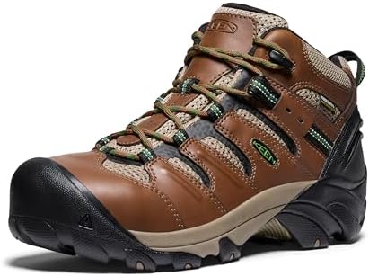 KEEN Utility Men's Lansing Mid Height Steel Toe Waterproof Work Boots