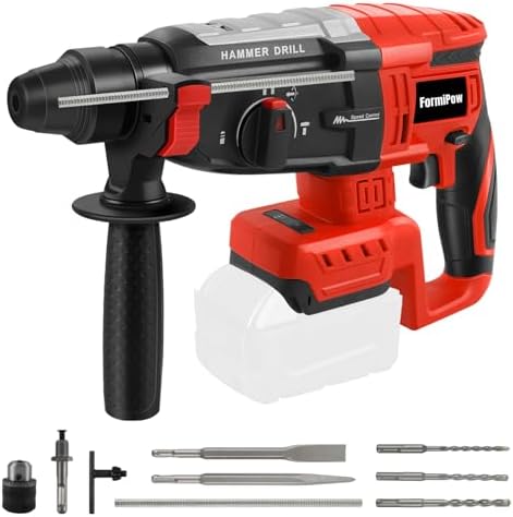 SDS Plus Rotary Hammer for Milwaukee M18 Battery (No Battery)