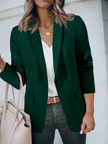 Cicy Bell Womens Casual Blazers Long Sleeve Work Office Suit Jackets Blazer
