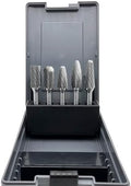 LU&MN Tungsten Carbide Burr Set, 1/2" Head 1/4" Shank, 5 Pcs