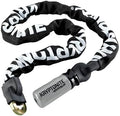 Kryptonite Kryptolok 912 Bike Chain Lock, 4 Feet Long 9mm Steel Chain Heavy Duty Anti-Theft Sold Secure Gold Bicycle Chain Lock with Keys for Bike, Motorcycle, Scooter, Bicycle, Door, Gate, Fence