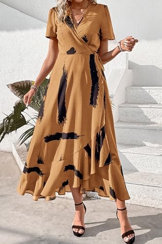 PRETTYGARDEN Women's Boho Floral Summer Maxi Dresses