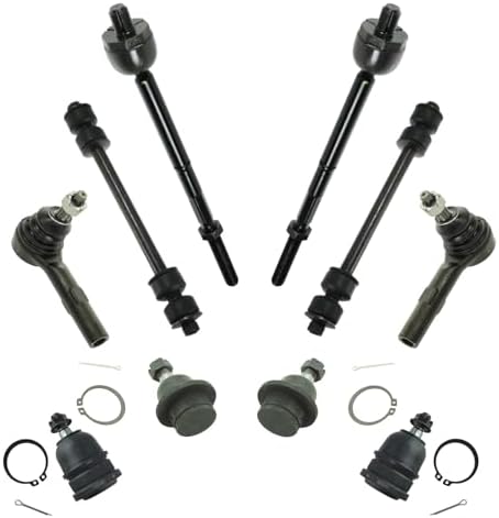 TRQ Front Steering & Suspension Kit Ball Joint Sway Bar Stabilizer Link Tie