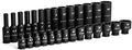 Capri Tools 1/4-Inch Drive Master Impact Socket Set (Shallow & Deep Set / 4-15 mm)